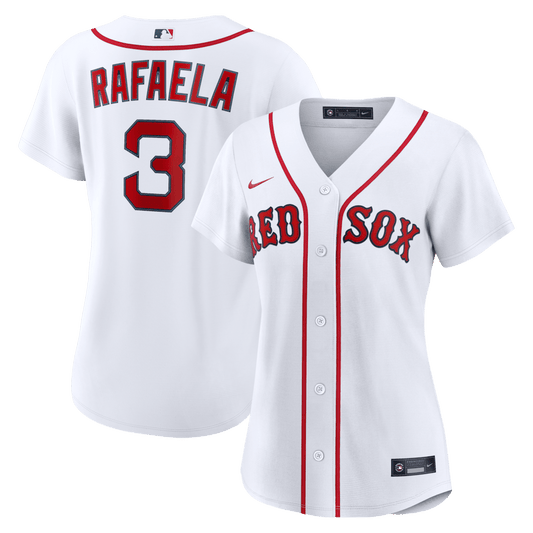 Ceddanne Rafaela 3 Boston Red Sox Women's Home Jersey - White