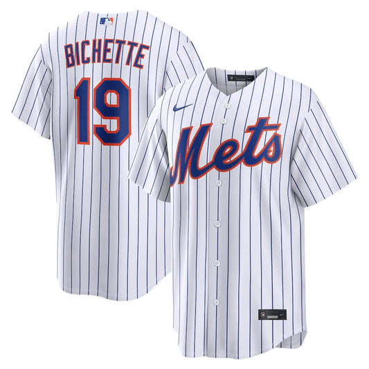 Bo Bichette 19 New York Mets Home Men Jersey - White