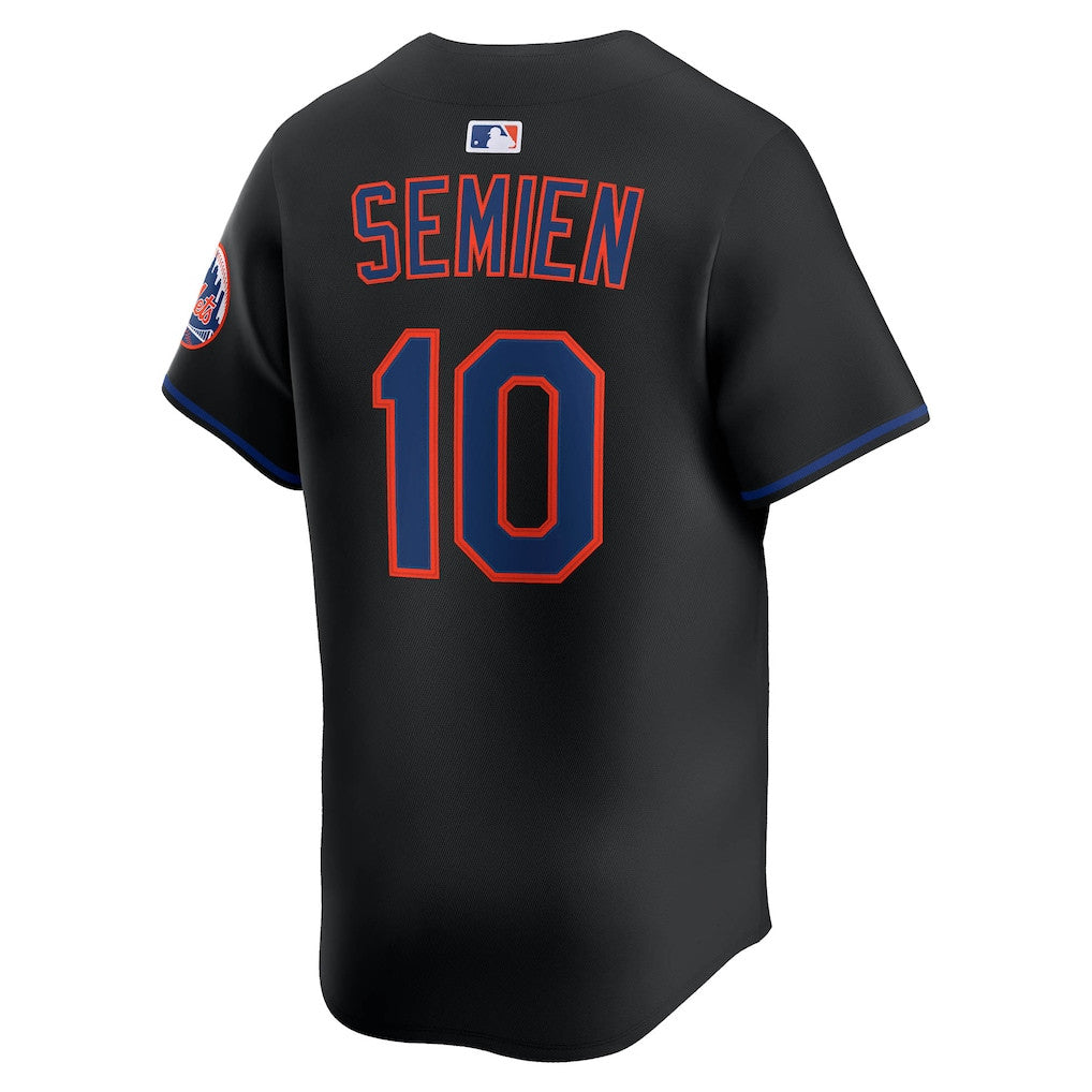 Marcus Semien 10 New York Mets Alternate Limited Men Jersey - Black