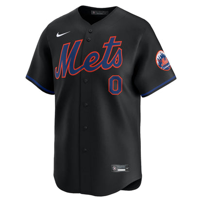 Ronny Mauricio 0 New York Mets Alternate Limited Men Jersey - Black