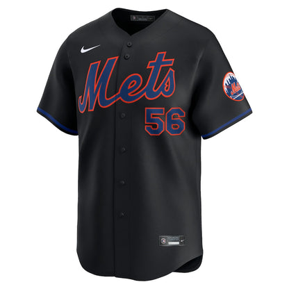 Ryan Helsley 56 New York Mets Alternate Limited Player Men Jersey - Black