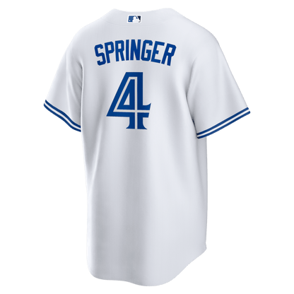 George Springer 4 Toronto Blue Jays Home Men Jersey - White