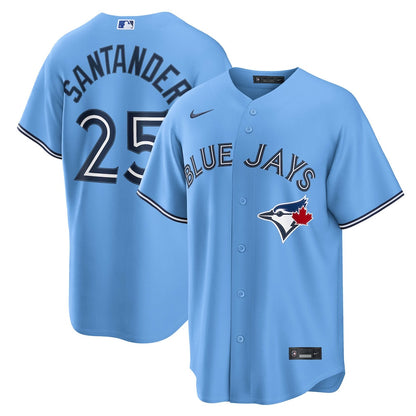 Anthony Santander 25 Toronto Blue Jays Alternate Men Jersey - Light Blue