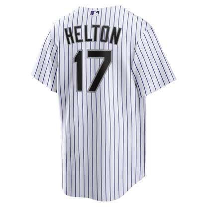 Todd Helton 17 Colorado Rockies Home Men Jersey - White