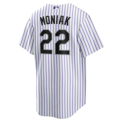 Mickey Moniak 22 Colorado Rockies Home Men Jersey - White