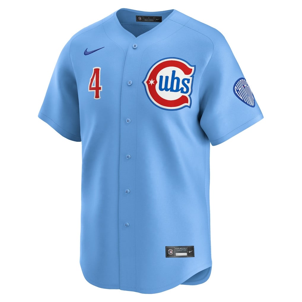 Pete Crow-Armstrong 4 Chicago Cubs Alternate Limited Player Men Jersey - Light Blue