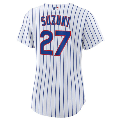 Seiya Suzuki 27 Chicago Cubs Women's Home Jersey - White