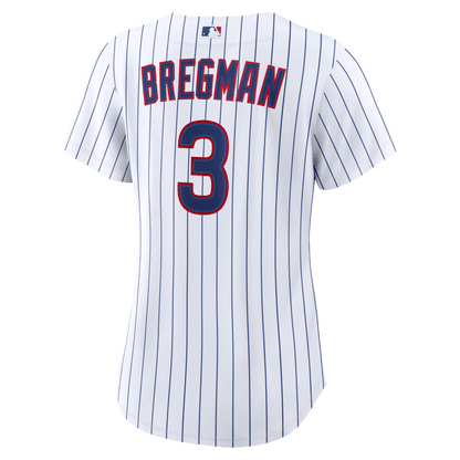 Alex Bregman 3 Chicago Cubs Women's Home Jersey - White