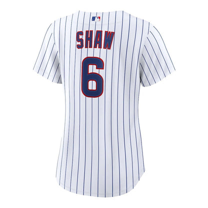 Matt Shaw 6 Chicago Cubs Women's Home Jersey - White