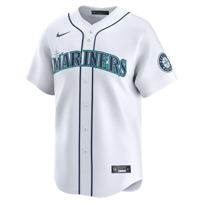 Josh Naylor 12 Seattle Mariners Home Limited Men Jersey - White