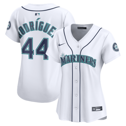 Julio Rodríguez 44 Seattle Mariners Women's Home Limited Jersey - White