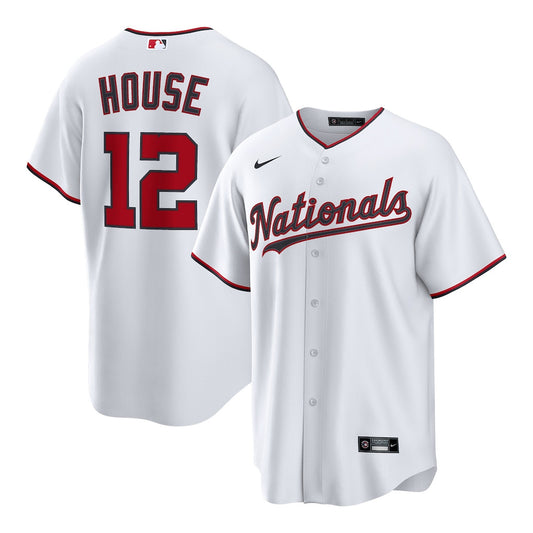 Brady House 12 Washington Nationals Home Men Jersey - White