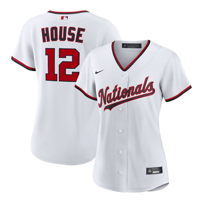 Brady House 12 Washington Nationals Women's Home Jersey - White