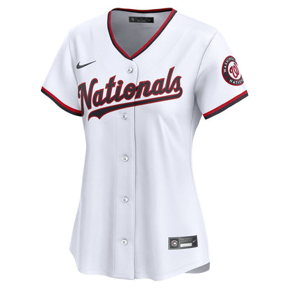 CJ Abrams 5 Washington Nationals Women's Home Limited Player Jersey – White
