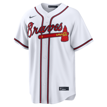Grant Holmes 66 Atlanta Braves Home Men Jersey - White