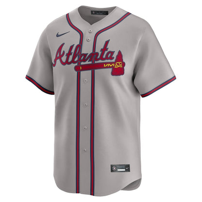 Ronald Acuña Jr. 13 Atlanta Braves Road Limited Player Men Jersey - Gray