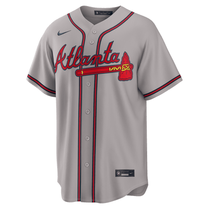 Ronald Acuña Jr. 13 Atlanta Braves Road Men Jersey - Gray
