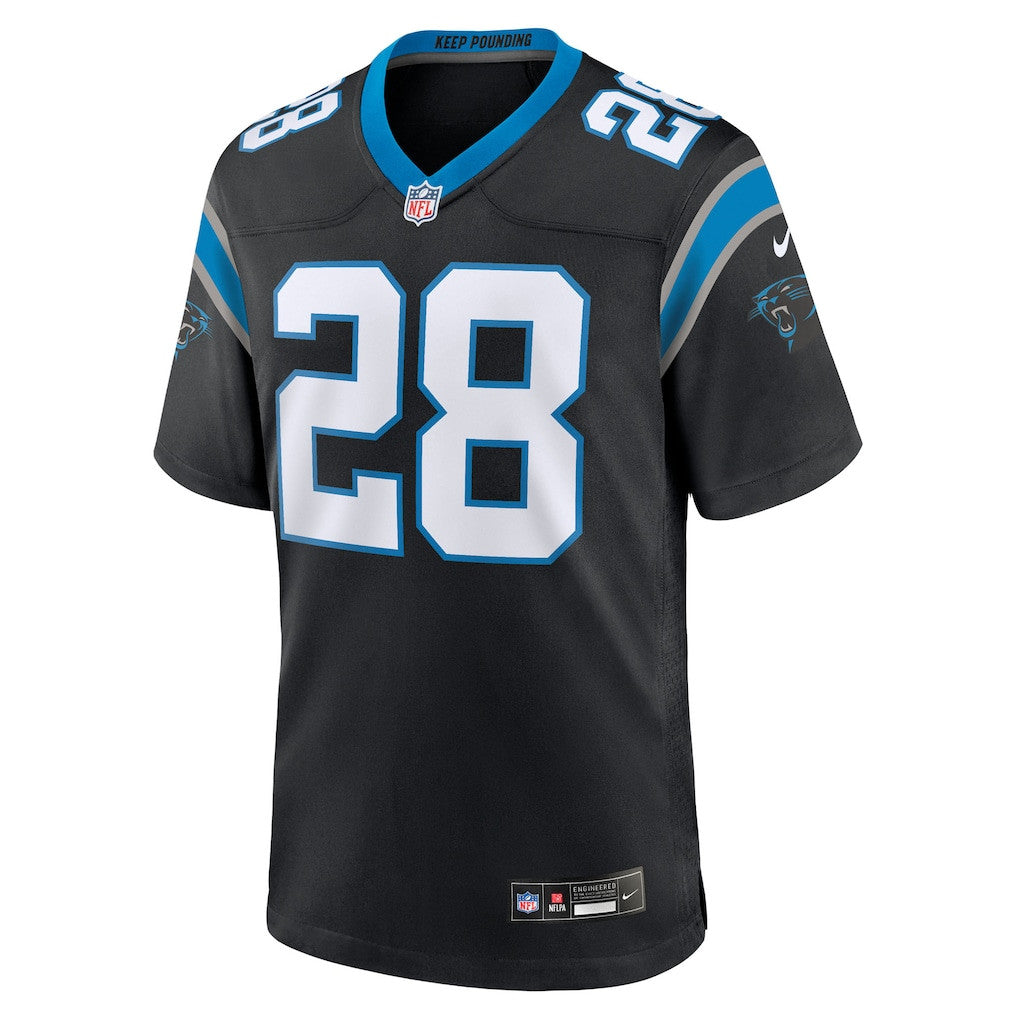 Damarri Mathis 28 Carolina Panthers Team Game Men Jersey - Black