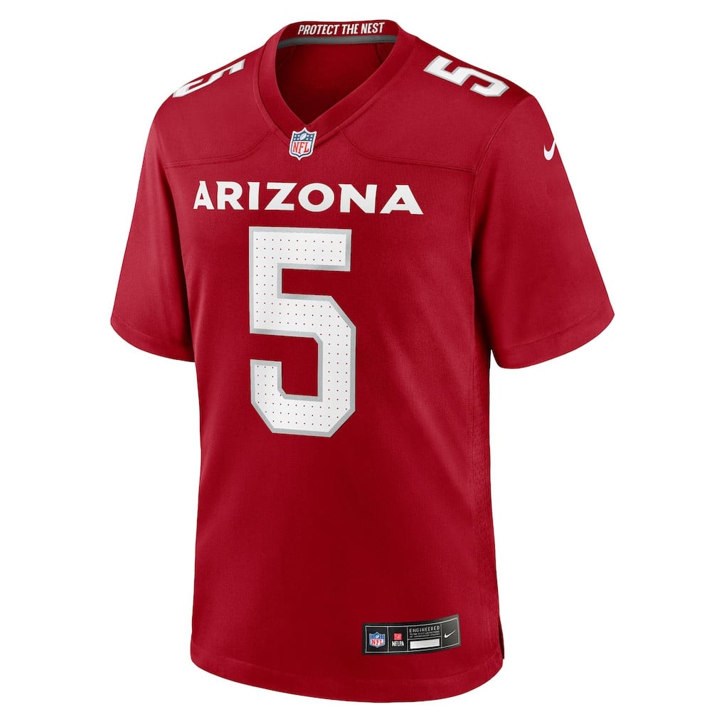Baron Browning 5 Arizona Cardinals Team Game Men Jersey - Cardinal