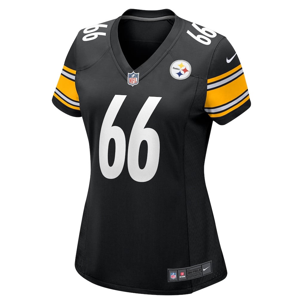 Mason McCormick 66 Pittsburgh Steelers Women's Team Game Jersey - Black