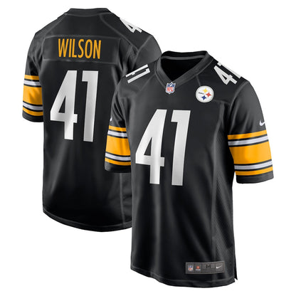 Payton Wilson 41 Pittsburgh Steelers Team Game Men Jersey - Black