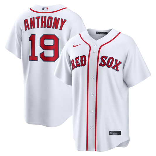 Roman Anthony 19 Boston Red Sox Home Men Jersey - White