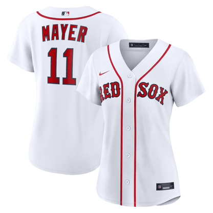 Marcelo Mayer 11 Boston Red Sox Women's Home Jersey - White