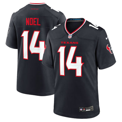 Jaylin Noel 14 Houston Texans Team Game Men Jersey - Navy