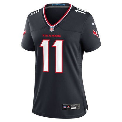 Tremon Smith 11 Houston Texans Women's Team Game Jersey - Navy