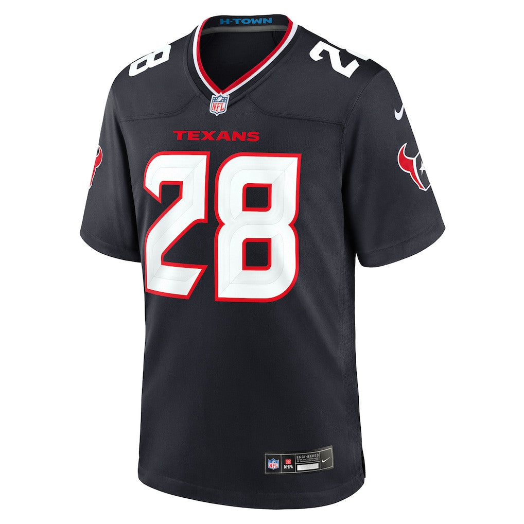 Joe Mixon 28 Houston Texans Game Men Jersey - Navy