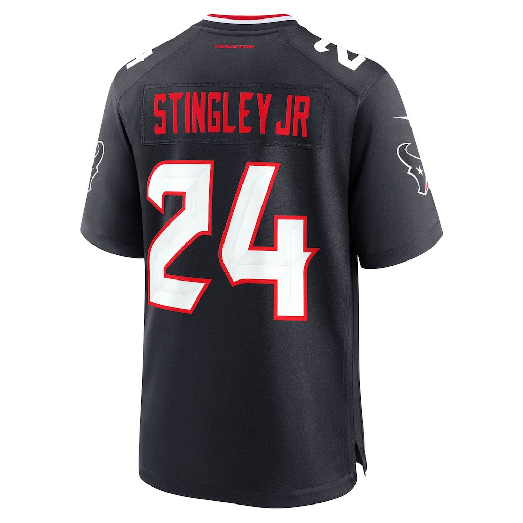 Derek Stingley Jr. 24 Houston Texans Game Men Jersey - Navy