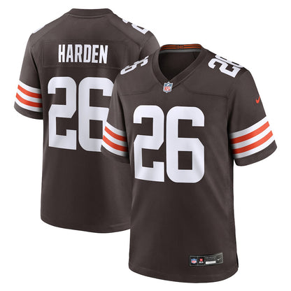 Myles Harden 26 Cleveland Browns Team Game Men Jersey - Brown