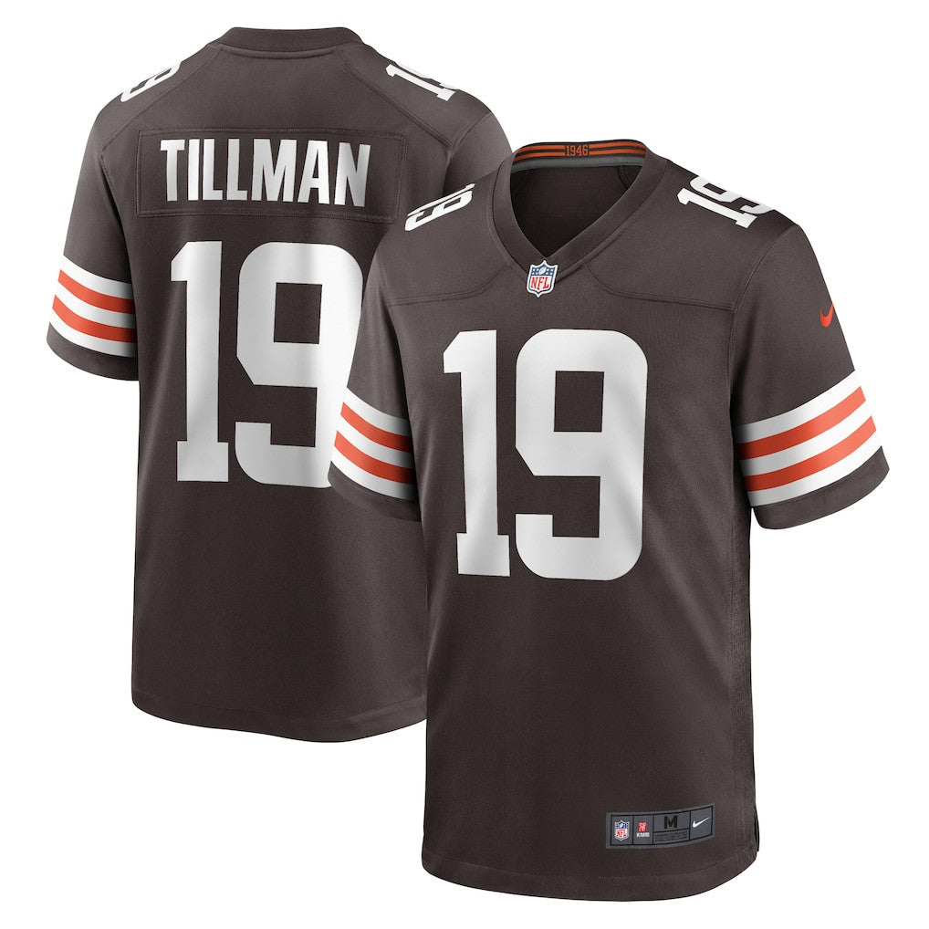 Cedric Tillman 19 Cleveland Browns Team Game Men Jersey - Brown