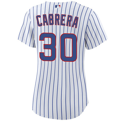 Edward Cabrera 30 Chicago Cubs Women's Home Jersey - White