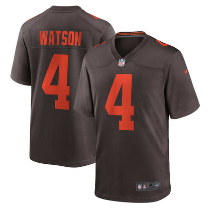 Deshaun Watson 4 Cleveland Browns Alternate Game Men Jersey - Brown