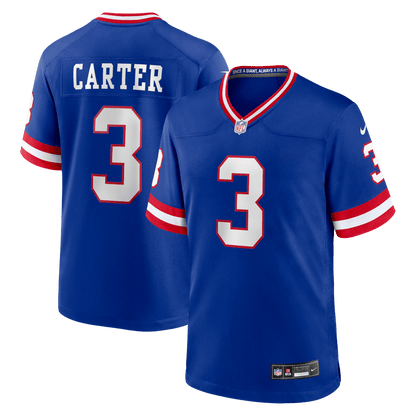 Abdul Carter 3 New York Giants Alternate 2 Game Men Jersey - Royal