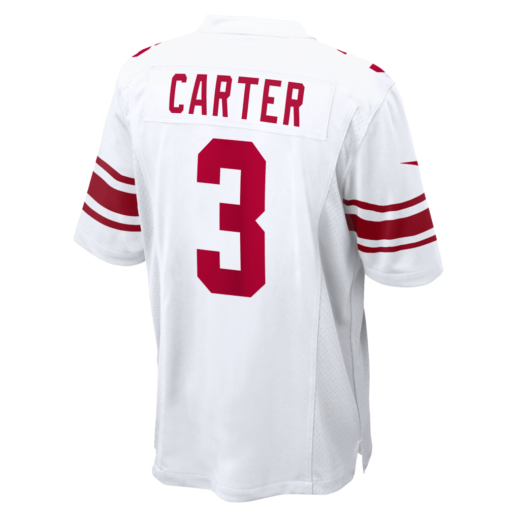 Abdul Carter 3 New York Giants Game Men Jersey - White