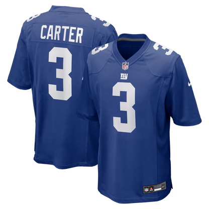Abdul Carter 3 New York Giants Team Game Men Jersey - Royal