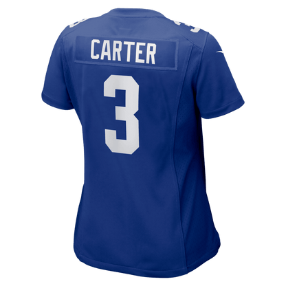 Abdul Carter 3 New York Giants Women's Team Game Jersey - Royal