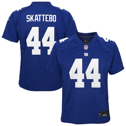 Cam Skattebo 44 New York Giants Team Game YOUTH Jersey - Royal