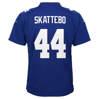 Cam Skattebo 44 New York Giants Team Game YOUTH Jersey - Royal
