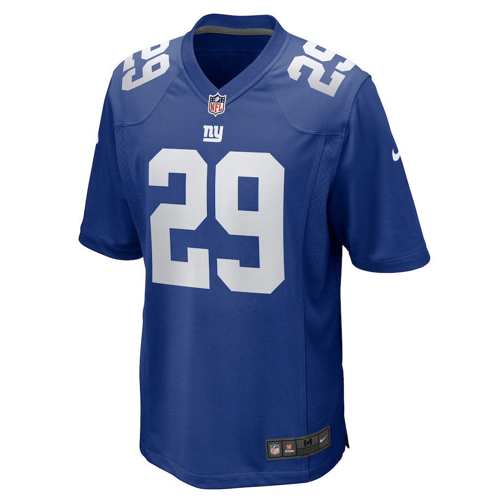 Tyrone Tracy Jr. 29 New York Giants Team Game Men Jersey - Royal