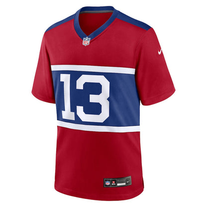 Jalin Hyatt 13 New York Giants Alternate Player Game Men Jersey - Century Red