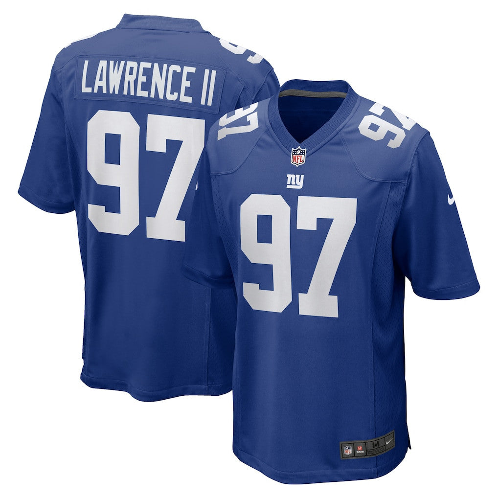 Dexter Lawrence II 97 New York Giants Team Game Men Jersey - Royal