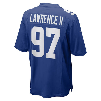 Dexter Lawrence II 97 New York Giants Team Game Men Jersey - Royal