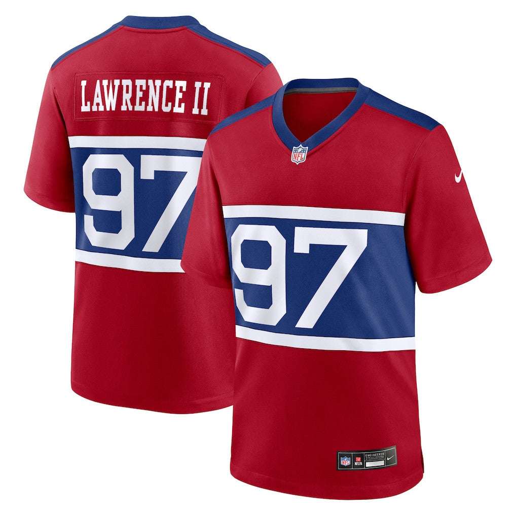 Dexter Lawrence II 97 New York Giants Alternate Game Men Jersey - Century Red