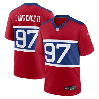 Dexter Lawrence II 97 New York Giants Alternate Game Men Jersey - Century Red