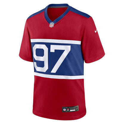 Dexter Lawrence II 97 New York Giants Alternate Game Men Jersey - Century Red