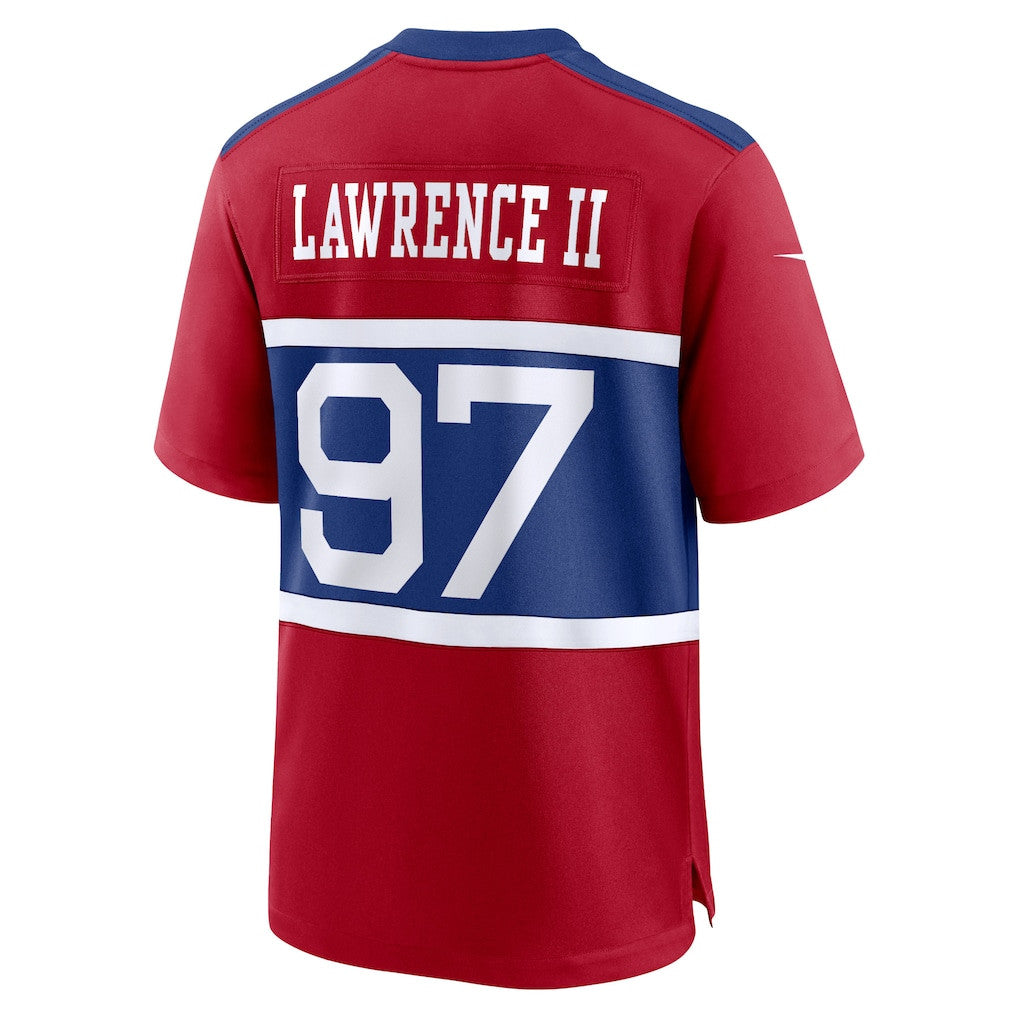 Dexter Lawrence II 97 New York Giants Alternate Game Men Jersey - Century Red