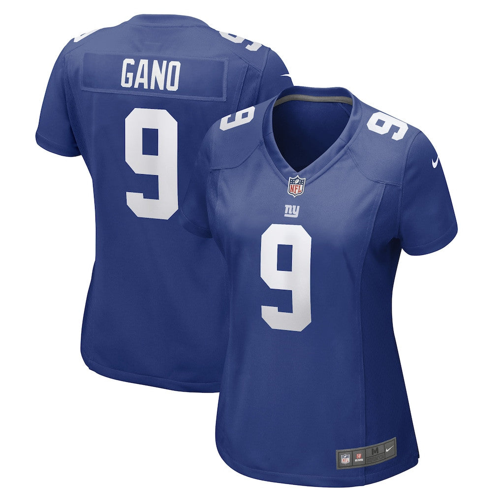 Graham Gano 9 New York Giants Women's Game Jersey - Royal